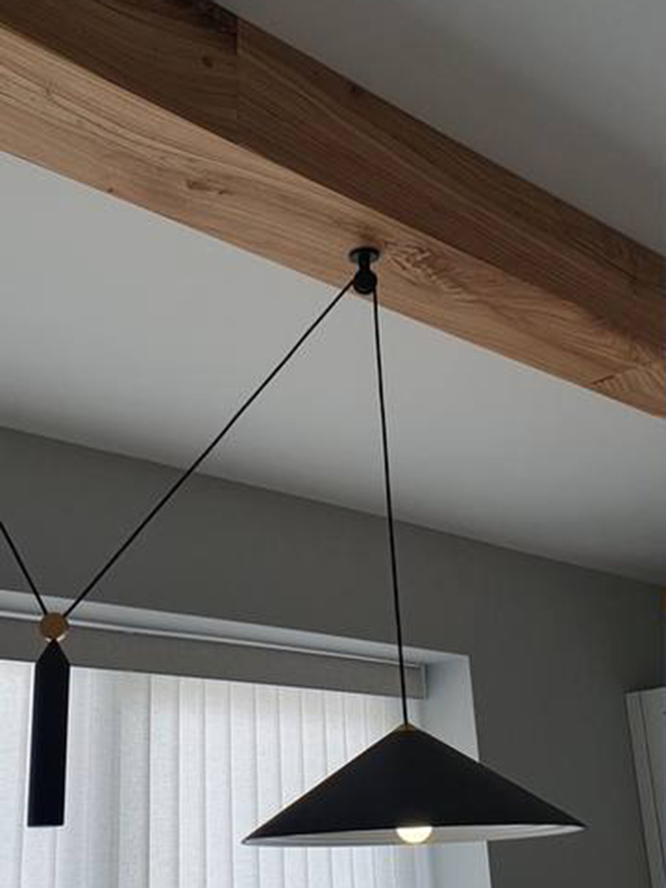 Комплект: подоконник + столешница + короб из массива карагача 4