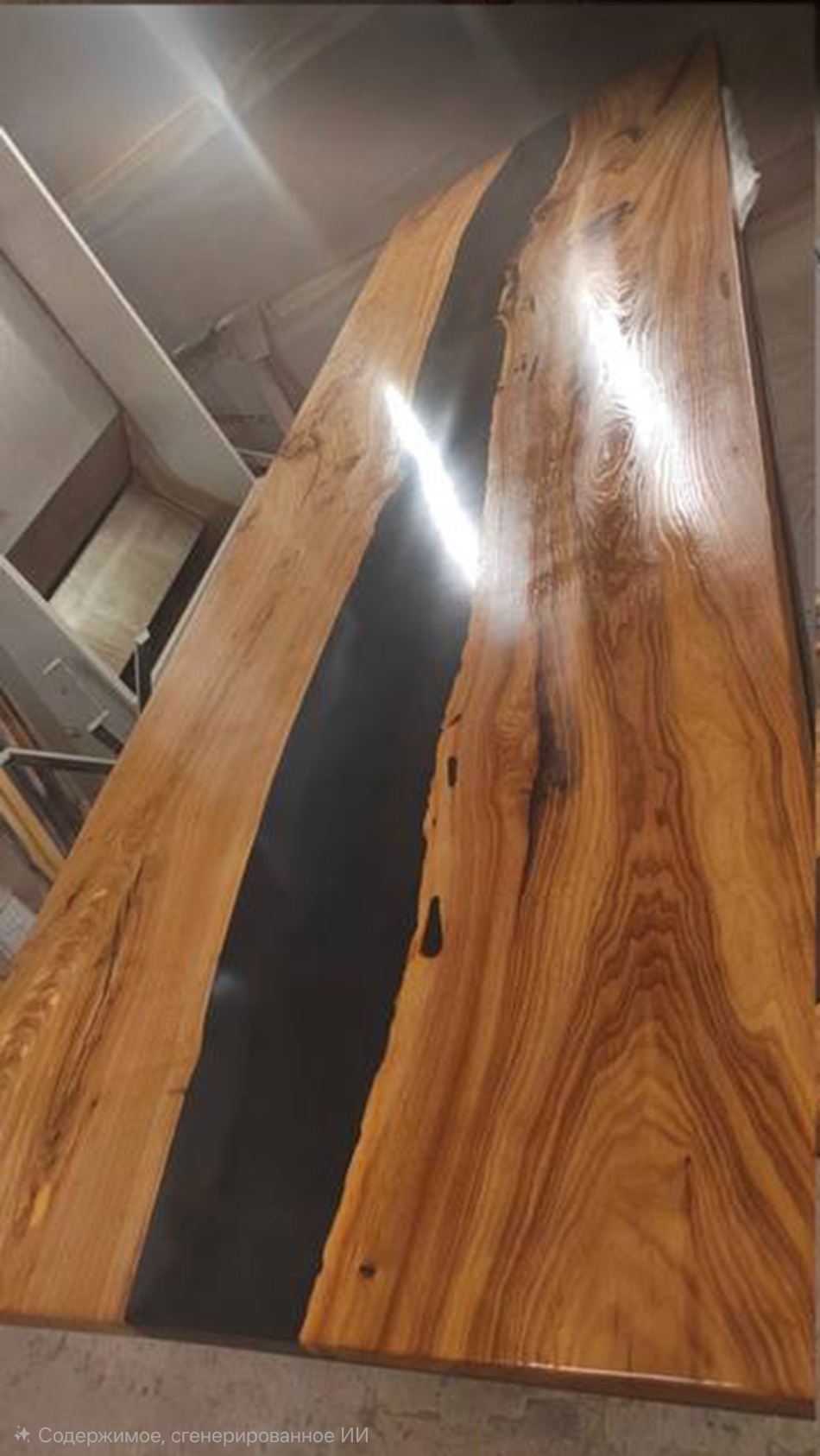 Большой стол из карагача 6