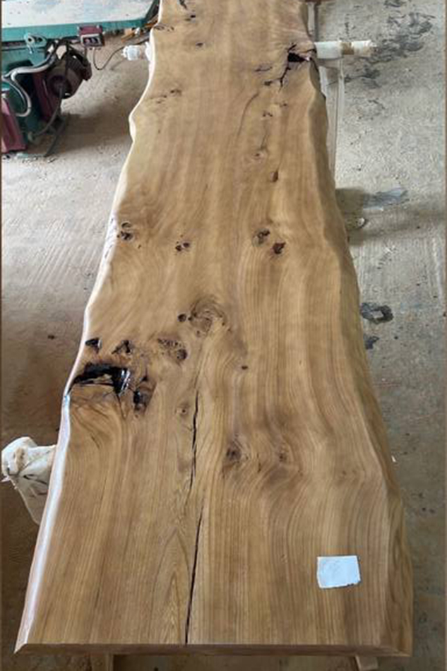 Комплект: столешницы из карагача + колонны из карагача + перегородки из бука 5