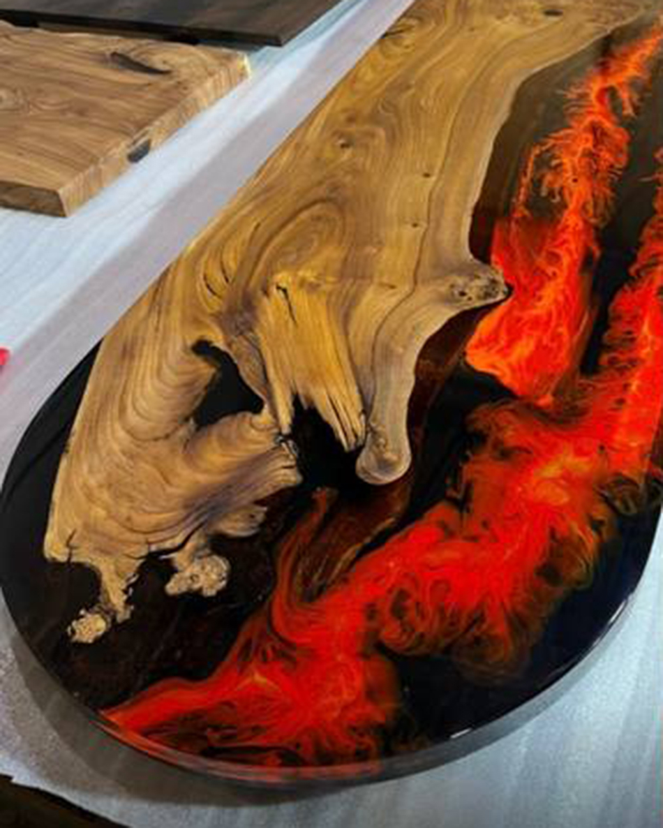 Барная стойка со смолой 3