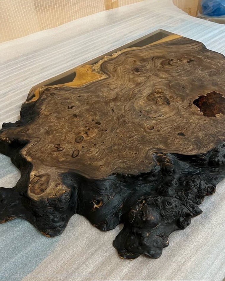 Столешница под кофемашину с обожженным краем