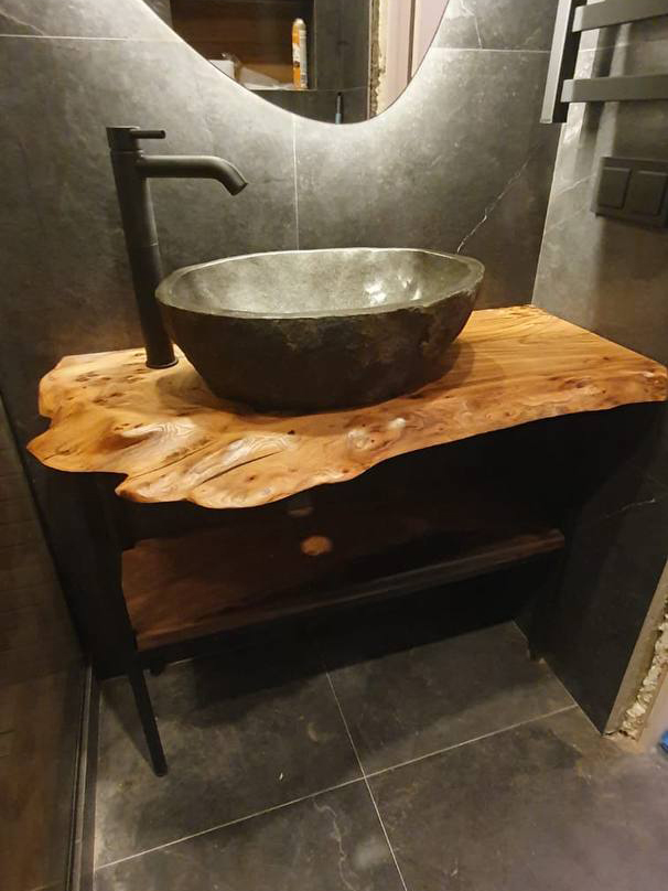 Тумба для ванной из карагача